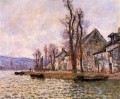 Le coude de la Seine à Lavacourt Hiver Claude Monet